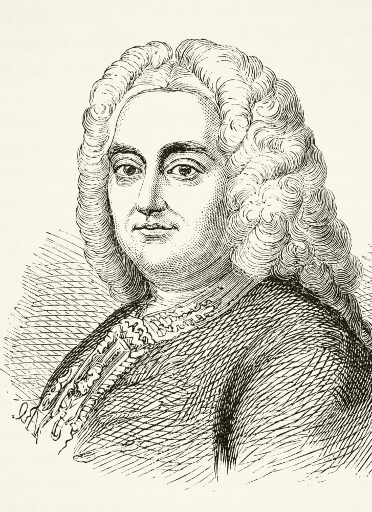 George Frideric Handel 1685 To 1759 German Born English Composer Of The Late Baroque Era From The National And Domestic History Of England By William Aubrey Published London Circa 1890 Canvas Art - Ke