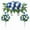 Blue, variant on WMQPNNS New Trending 1Pc Cemetery Flowers for Cemetery Rose Realistic Silk Cemetery Flowers Bouquet with Saddle in Decorative Lasting Cemetery Todays Deals Clearance Sale