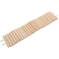 thumbnail image 3 of Yinanstore Wooden Ladder Bridge 2in1 Pet Toy Hamster Fence Climbing Ladder for Hideout Playing Rats Small Animals Reptiles Length 20cm, 3 of 8