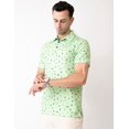 thumbnail image 2 of Chemises de Golf pour Hommes à Manches Courtes, Évacuation de l'Humidité, Ajustement Sec, Motifs Imprimés, Col à Revers, Performance Polo Chemises de Golf pour Hommes, 2 of 6