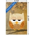 thumbnail image 3 of Artistic Antique Owl Wall Poster, 14.725" x 22.375", 3 of 3