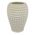 thumbnail image 2 of Rozie Round Vase with Bubble Texture Design, White Ceramic 15 Inch, 2 of 2