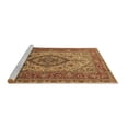thumbnail image 2 of Ahgly Company Machine Washable Indoor Rectangle Medallion Brown Traditional Area Rugs, 5' x 7', 2 of 4