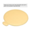 thumbnail image 4 of Uxcell 100pcs Mini Cake Boards, Mousse Cake Cardboards Round for Cake Bases (Gold), 4 of 5