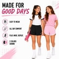 thumbnail image 6 of RBX Girls Dolphin Athletic Shorts Breathable Mesh Gym Activewear 2 Pack, 6 of 7