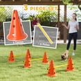 thumbnail image 4 of Dog Agility Hurdle Cone Set, Adjustable Obstacle Course Equipment, 4 of 10