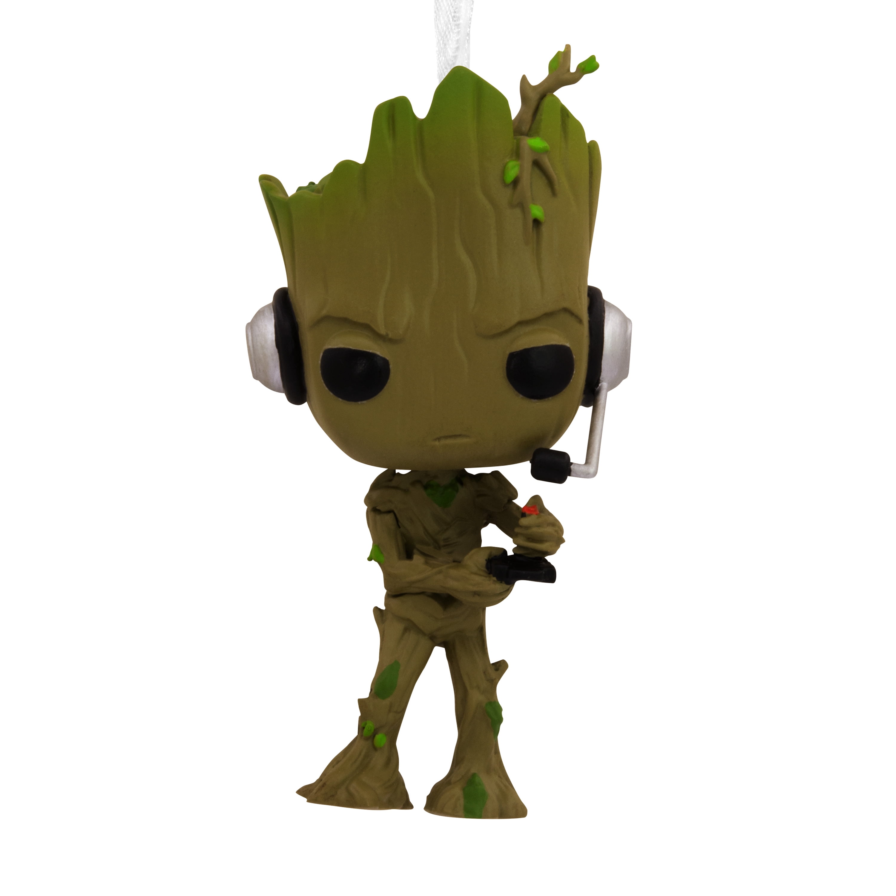 Décoration Hallmark de Noël, Groot jouant à un jeu vidéo, Marvel, Funko POP!, articles-cadeaux de culture populaire