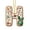 H, variant on Gingerbread 26 Letter Ornaments for Christmas Tree Creamy Berries Gingerbread Alphabet Monogram Christmas Tree Decorations Hanging Initials Pendant for DIY Crafts Holiday Party