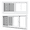 White-10''x23'', variant on Shed Windows 10''x23'' Black Sliding Transom with Tempered Glass