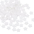 thumbnail image 1 of Cuentas de estrella de acrílico Uxcell, 400 Pcs cuentas de pulsera de amistad en forma de estrella, blancas, 1 of 5