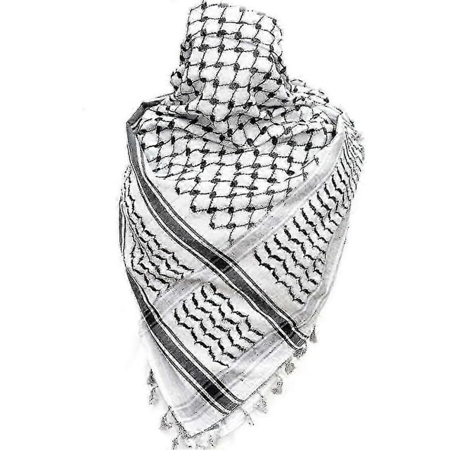 Palestine Scarf, Keffiyeh, Arafat Hatta, Wide With Tassels, Shemagh Keffiyeh Arab Houndstooth Y2-dwdz SZRH A-C