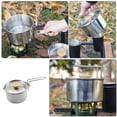 thumbnail image 1 of OULII Pot de Cuisson Portable Argenté pour Camping Pique-Nique Randonnée et Préparation de Café, 1 of 7