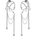 thumbnail image 1 of Unique Abstract Face Art Dangling Earrings For Lmellwomen Girls Outline Rhinestone Gift, 1 of 5