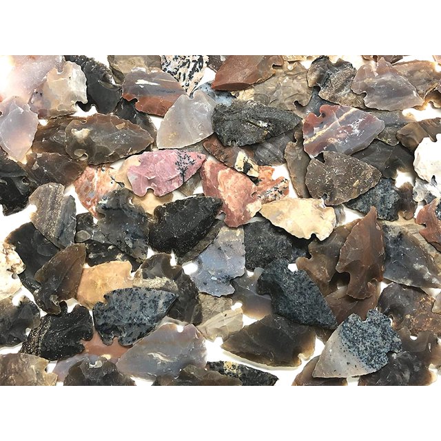 Arrowhead Pierres d'Agate, Pièces Sculptées Modernes Répliques - 1.25 Pouces (5)