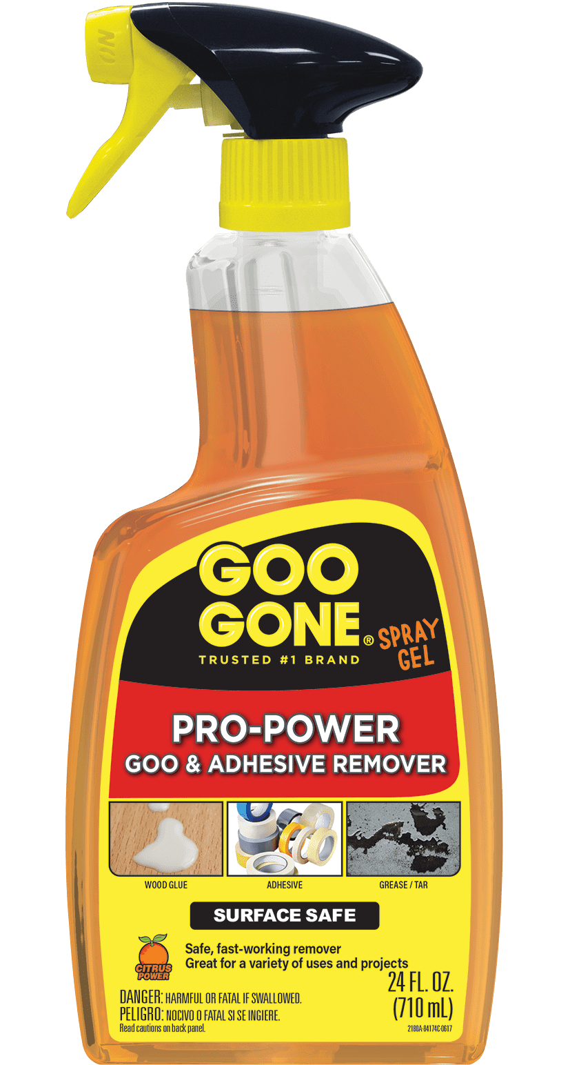 Goo Gone Pro Power Adhesive Remover Spray Gel, 24 oz.