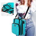 thumbnail image 2 of Bolsa bordada MYBAGZING grande con bolsillos y correa para el hombro, 2 of 3