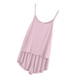 thumbnail image 3 of Conjunto de pijamas de 2 piezas para mujer, chaleco sexy, pantalones cortos, ropa de dormir, ropa de dormir, rosa, M kenally AP001253-06, 3 of 7
