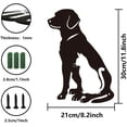 thumbnail image 3 of Dog Cat Wall Art Decoration Black Metal Wall Art Decor Sign for Home Indoor Pet Animal Iron Wall Hanging Decor for Front Porch Garden Office Living Room Pet Store Wall Decoration 21x30cm, 3 of 9