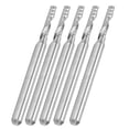 thumbnail image 3 of Yazoeia 5pcs End Mills Single Flute Spiral Milling Cutter Straight Shank Router Bit 3.175x2x10x38mm GY228-58701, 3 of 11