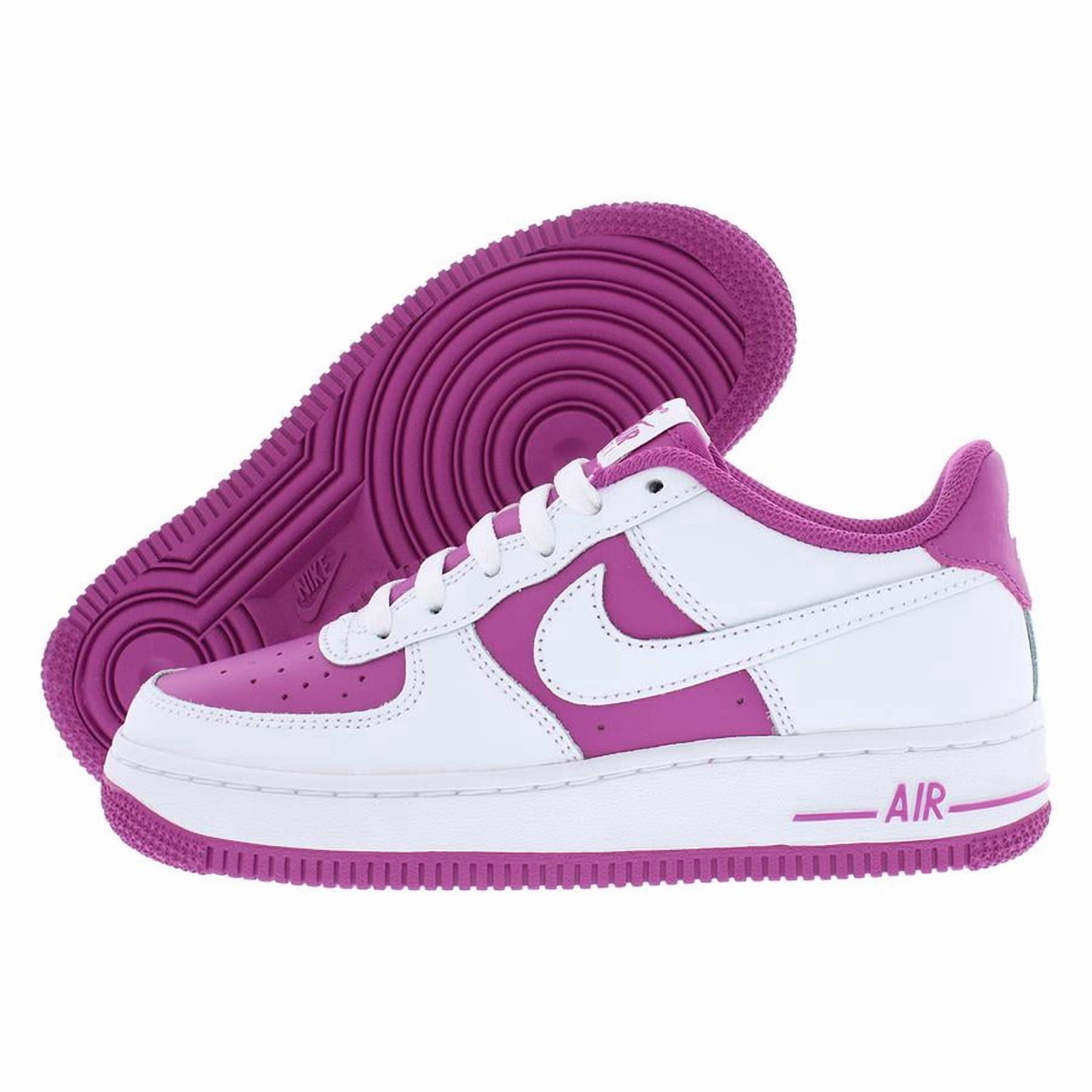 Big Kid's Nike Air Force 1 BG White/Hot Fuchsia (HV0938 100) - 4.5