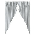 thumbnail image 5 of VHC Brands, Sawyer Mill Ticking Stripe Prairie Panel, Black, 63x36x18, Set of 2, 5 of 7