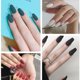 thumbnail image 2 of 24 Uñas Postizas Largas ballet Mate , Brillantes Portátiles Arte Exfoliante · Parches De Prensado De Gao Jiahui  unisex, 2 of 2