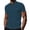 Dark Blue, variant on Men's Golf Polo Shirt Short Sleeve Mesh Shirt with Letter Print Casual Top