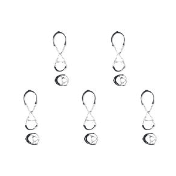 Zapatos Nieve para Hielo Con 6 Dientes Antideslizantes Unisex Garras Cadena Exteriores Picos ()