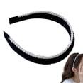 thumbnail image 5 of Imitation Pearl Hairband Lightweight Double-Layer Design Headband French Style Hair Hoop Soft Touch Versatile Outfit Accessory, 5 of 8