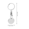 thumbnail image 2 of unbranded 2Ud Para Monedas En Con Llaveros Para Carrito De Compras De Supermercado, 2 of 8