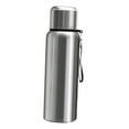 thumbnail image 3 of Botella térmica de acero inoxidable grande con taza, vaso deportivo para exteriores 600ml, 3 of 9