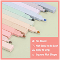 thumbnail image 3 of Stylish Highlighters, No Bleed-Through Design for Bible Highlighters, Pastel Marker Pens with Quick Drying, Comfortable Grip for Journaling and Note-Taking (Set of 12), 3 of 8