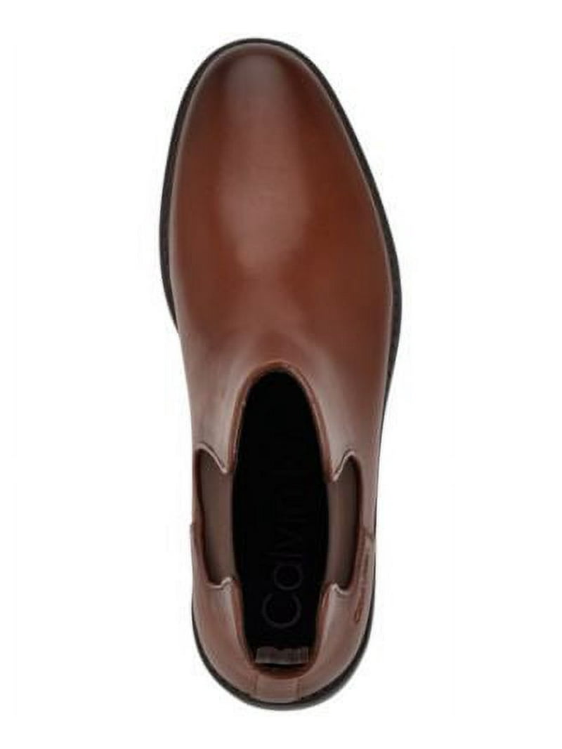 CALVIN KLEIN Mens Brown Pull Tab Goring Cushioned Fenwick  display picture 2