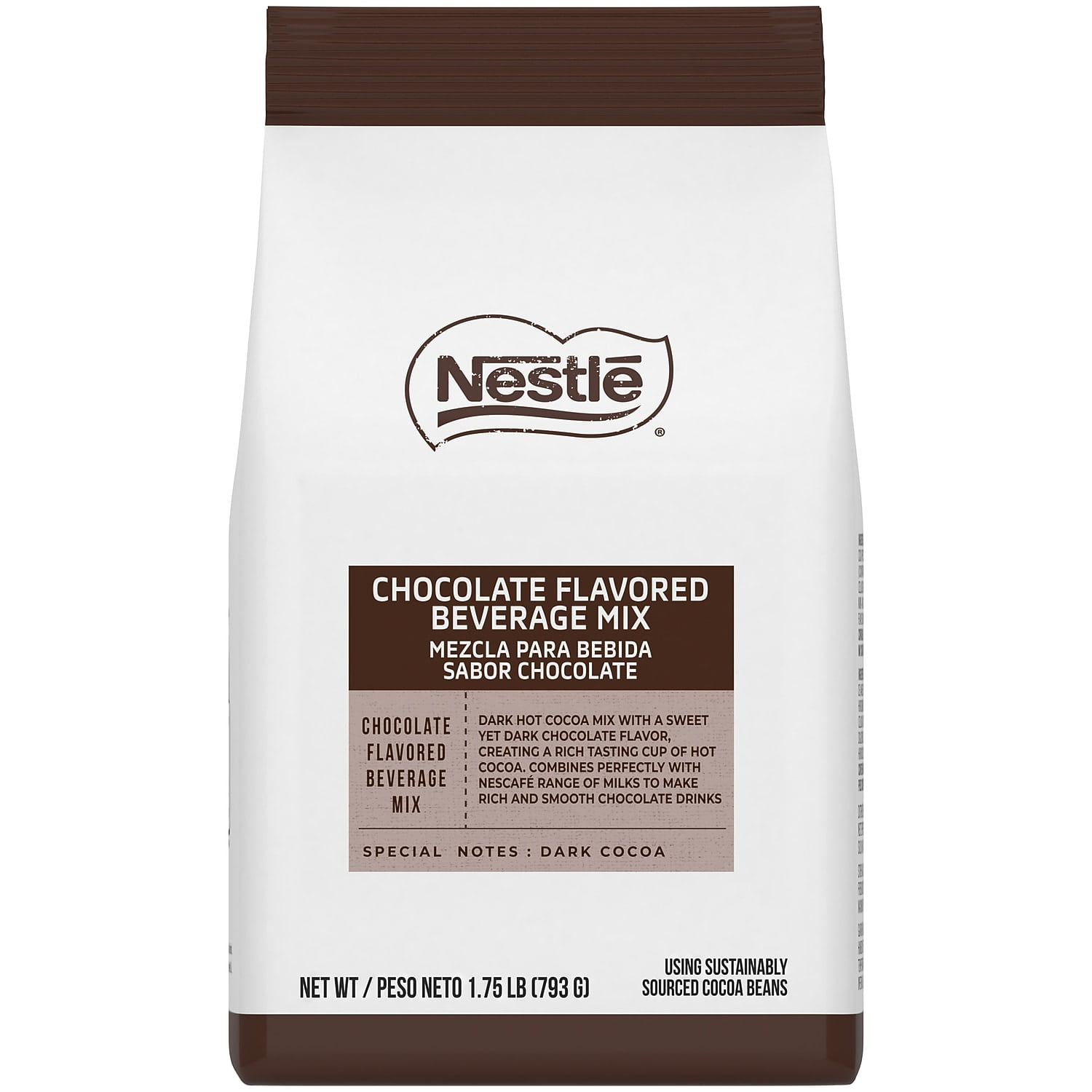 Milano Premium Chocolate Hot Cocoa Mix 28 oz Packet 4/Carton