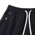 thumbnail image 5 of Aimik Athleisure Shorts for Men Side Zip Detail Contrast Trim Mens Workout Shorts Summer Lightweight Fashion Shorts for Training, 5 of 6