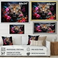 thumbnail image 4 of Designart "Enigmatic Romance Of The Jaguar" Animals Leopard Wall Art Prints, 4 of 7