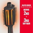 thumbnail image 3 of Revlon Revive & Shine Half Barrel Heated Brush to Refresh Hair on Non-Wash Days, 3 of 8