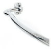 Elegant Home Fashions Adjustable Curved Shower Rod, Rubbed Bronze