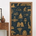 thumbnail image 4 of XMXT Japanese Noren Doorway Room Divider Curtain,Egyptian Cultural Graffiti Restaurant Closet Door Entrance Kitchen Curtains, 34 x 56 inches, 4 of 7