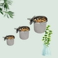 thumbnail image 5 of Parrot Feeding Cup - Anti Spill Bird Waterer - Stainless Steel Hanging Bowl, 5 of 13