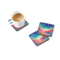 thumbnail image 2 of Carolines Treasures DAC1962FC 0.15 x 3.5 x 3.5 in. Colorful Gypsophila Foam Coasters - Set of 4, 2 of 5