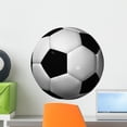 thumbnail image 1 of Soccer Ball Wall Decal by Wallmonkeys Peel and Stick Graphic (18 in W x 16 in H) WM289501, 1 of 4