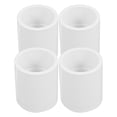 thumbnail image 1 of Accesorios adaptadores de tubería de Pvc para sistemas de agua y alcantarillado, conectores de enchufe deslizantes Sch40 blancos para tuberías de drenaje de cocina y baño, 4 Uds., 1 of 5