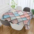 thumbnail image 2 of Yayeee Tablecloths 60" x 120" Rectangle Wrinkle Resistant Party Table Cover, Red Art Pattern, 2 of 8