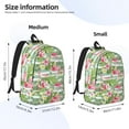thumbnail image 3 of Yiaed Tropical Flamingo Print Backpack, Premium Laptop Backpack, Travel Backpack for Women, Lightweight Backpacks, Comfortable Back Pack-Small, 3 of 7