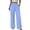 PH115_Blue, variant on Womens Wide Leg Pants Palazzo Casual Flowy Elastic Smock Waist Pant Dressy Long Pull On Lounge Trousers with Pockets Royal Blue XL