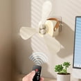 thumbnail image 4 of Portable LED Camping Fan with Remote Control - 7200mAh Battery Operated Fan Adjustable Wind Speeds - Lightweight Durable Design for Outdoor Fishing Grilling Indoor Use,Beige A, 4 of 5