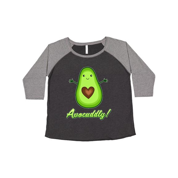 Inktastic Avocuddly- cute avocado Women's Plus Size T-Shirt