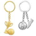 thumbnail image 2 of 2 uds llaveros de fútbol llavero de balón de fútbol llaveros de fútbol ornamento llaveros deportivos accesorios de fútbol, 2 of 6