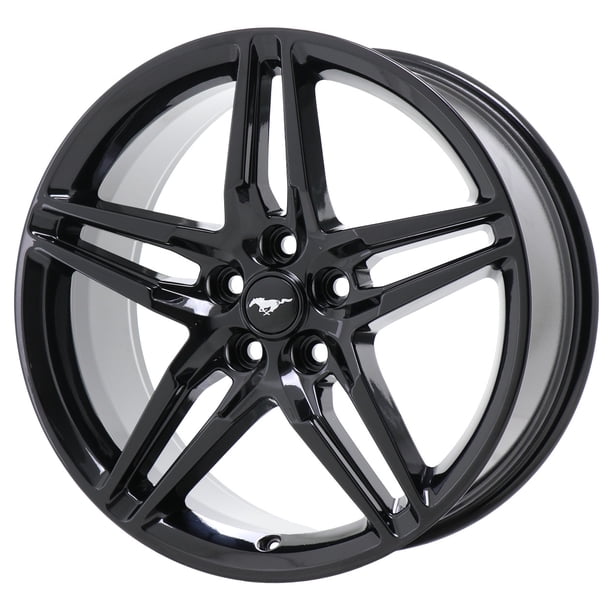 FORD MUSTANG 2018 - 2020 GLOSS BLACK Factory OEM Wheel Rim (Not